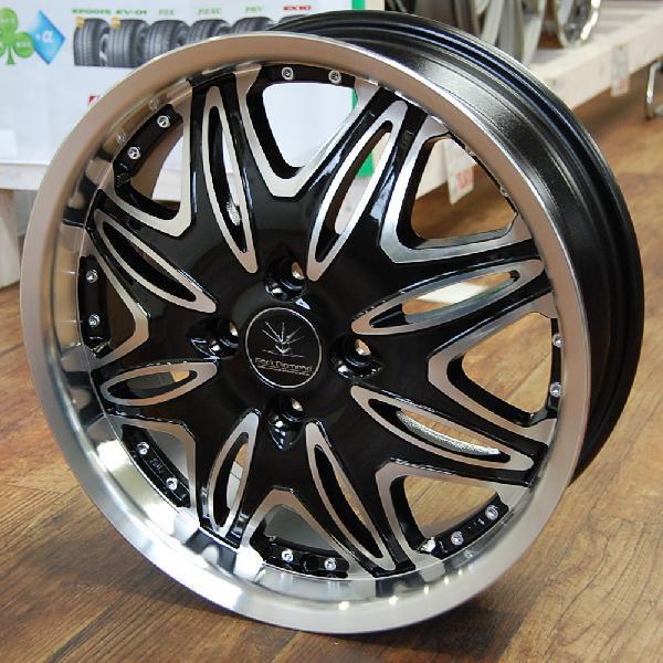 軽自動車 ブラックダイヤモンド16インチ タイヤホイールセット