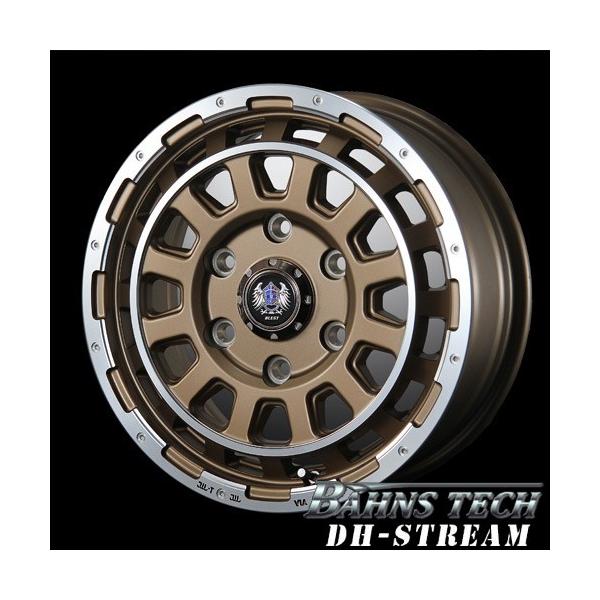 �L�����o���y�A���~�P�i4�{���i�zBahns Tech DH-stream/�o�[���Y�e�b�N DH�X�g���[�� 15X6.0J�@6�� PCD�F139.7 br