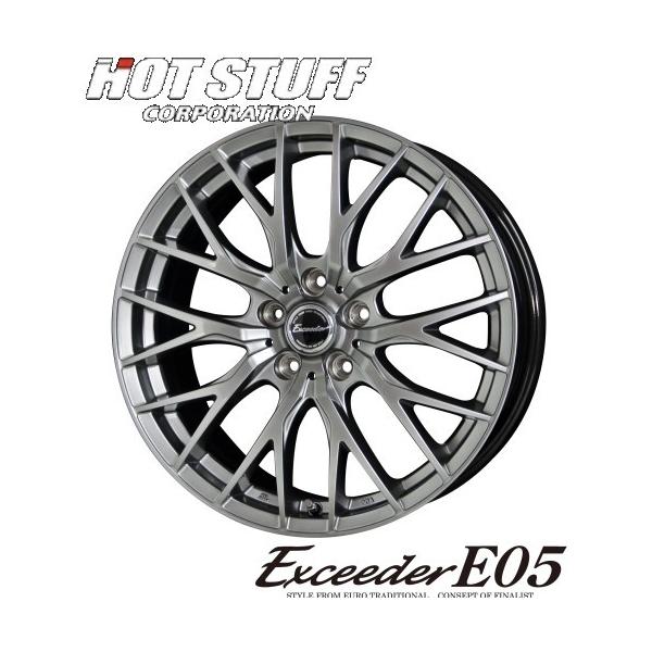 NeBXECXgȂǁyA~Pi4{izExceeder E05/GNV[_[ E05 16X6.5J@5 PCDF100