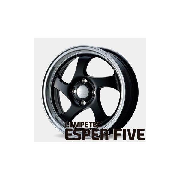 ベ*ル様 17インチ コンペテック エスパーファイブ　深リム　4本セット COMPETEC ESPER FIVE
