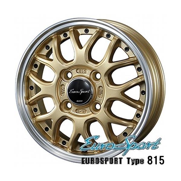yԁyA~Pi4{izEUROSPORT TYPE 815/[X|[c ^Cv815 14X4.5J@4@PCDF100g