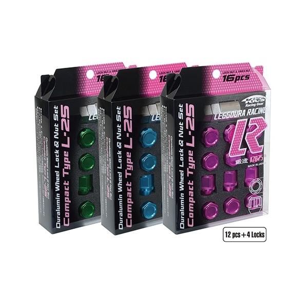 yԁyKICS/LbNXzKics LEGGDURA RACING Compact Type Lock &amp; Nut Set 16pcs 12X1.5 J[