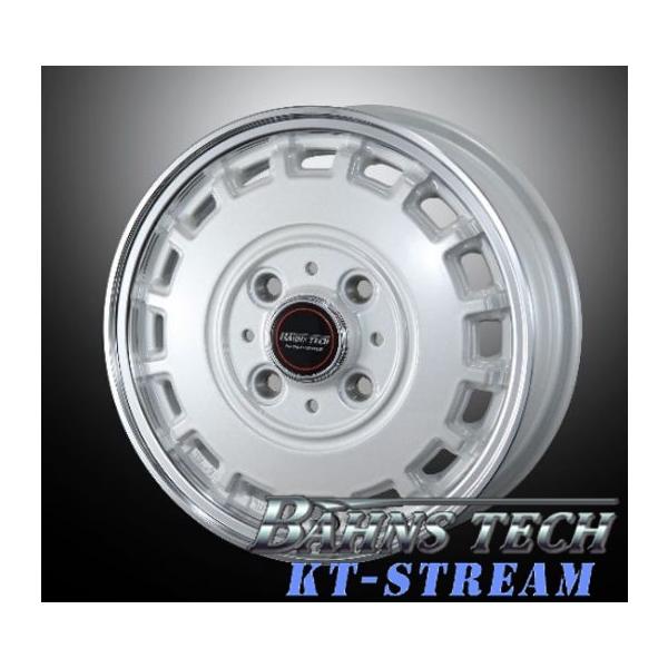 yԁyA~Pi4{izBahnsTech KT Stream/o[YebN KTXg[ 14X4.5J@4 PCDF100