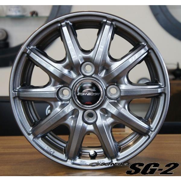 軽トラ 軽バン アルミ単品4本価格 Schneider Sg 2 シュナイダー Sg 2 12x3 50b 4穴 Pcd 100 42 Scsg タイヤマート24ヤフー店 通販 Yahoo ショッピング