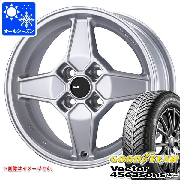 フィアット 500 312系用 オールシーズンタイヤ グッドイヤー ベクター 4シーズンズ ハイブリッド 175/65R14 82H アウトストラーダ アウトス