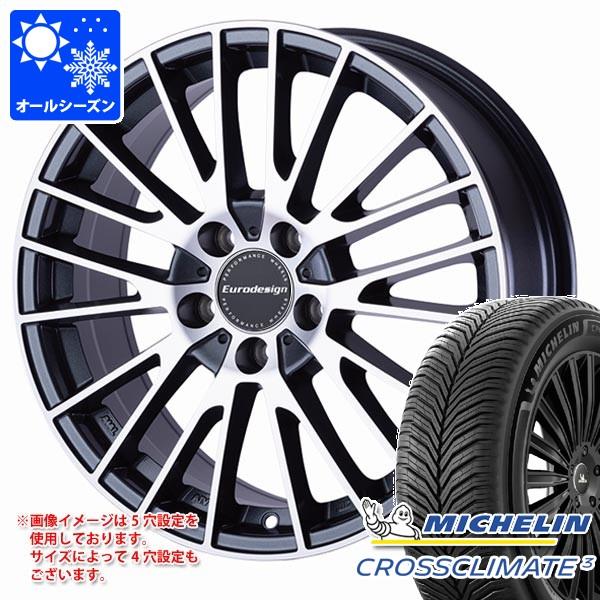 アウディ S5 8T系用 オールシーズンタイヤ ミシュラン クロスクライメート3 スポーツ 245/40R18 97Y XL ユーロデザイン カルヴァー