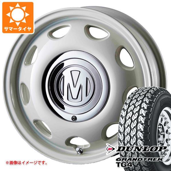 サクシード プロボックス 50系用 サマータイヤ ダンロップ グラントレック TG4 165R14 6PR (165/80R14 91/90N相当)  クリムソン ディーン ミニ 5.0-14