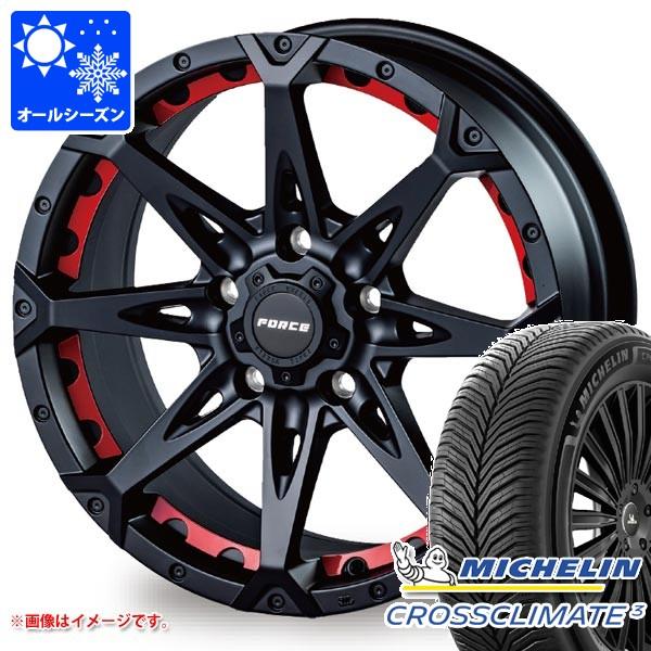 マツダ CX-8 KG系用 オールシーズンタイヤ ミシュラン クロスクライメート3 225/65R17 106V XL フォース デナリ 7.5-17
