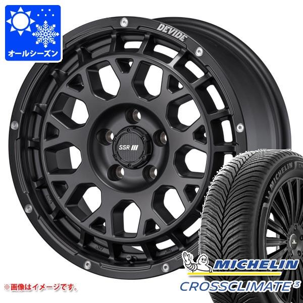 マツダ CX-5 KE/KF系用 オールシーズンタイヤ ミシュラン クロスクライメート3 225/65R17 106V XL SSR ディバイド G:M 7.5