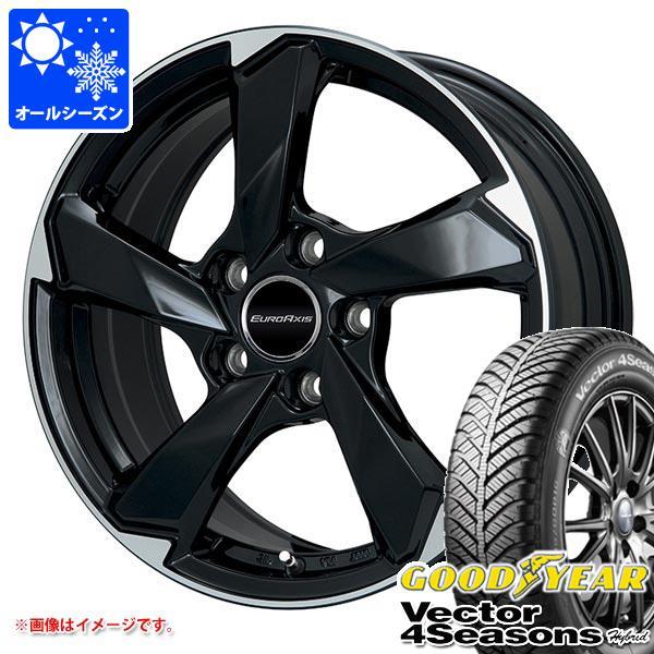 アウディ Q2 GA系用 オールシーズンタイヤ グッドイヤー ベクター 4シーズンズ ハイブリッド 215/50R18 92H ユーロアクシス クロスエッジ