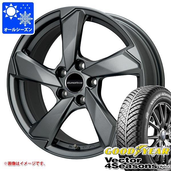 アウディ Q2 GA系用 オールシーズンタイヤ グッドイヤー ベクター 4シーズンズ ハイブリッド 215/50R18 92H ユーロアクシス クロスエッジ