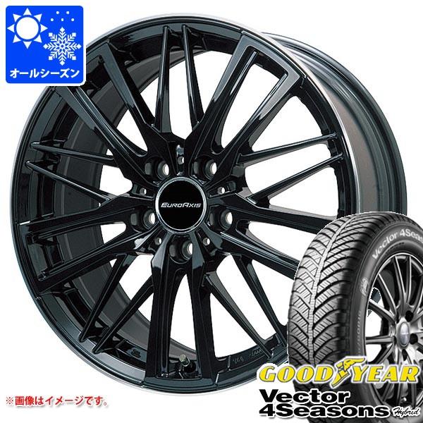 アウディ A1 GB系用 オールシーズンタイヤ グッドイヤー ベクター 4シーズンズ ハイブリッド 195/55R16 87H ユーロアクシス ガヤ W5
