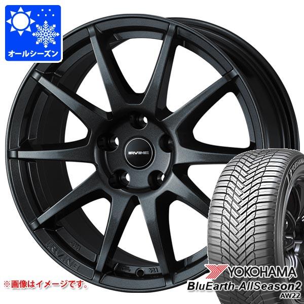 アウディ Q5 GU系用 オールシーズンタイヤ ヨコハマ ブルーアースオールシーズン2 AW22 235/60R18 107W XL アーヴィン S02
