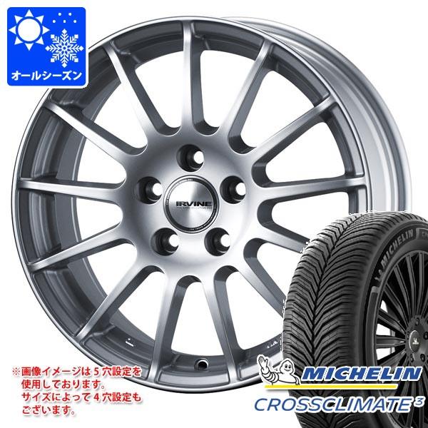 アウディ TT 8J系用 オールシーズンタイヤ ミシュラン クロスクライメート3 225/50R17 98Y XL アーヴィン F01