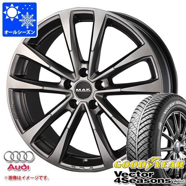 アウディ Q2 GA系用 オールシーズンタイヤ グッドイヤー ベクター 4シーズンズ ハイブリッド 215/55R17 94H MAK マイン