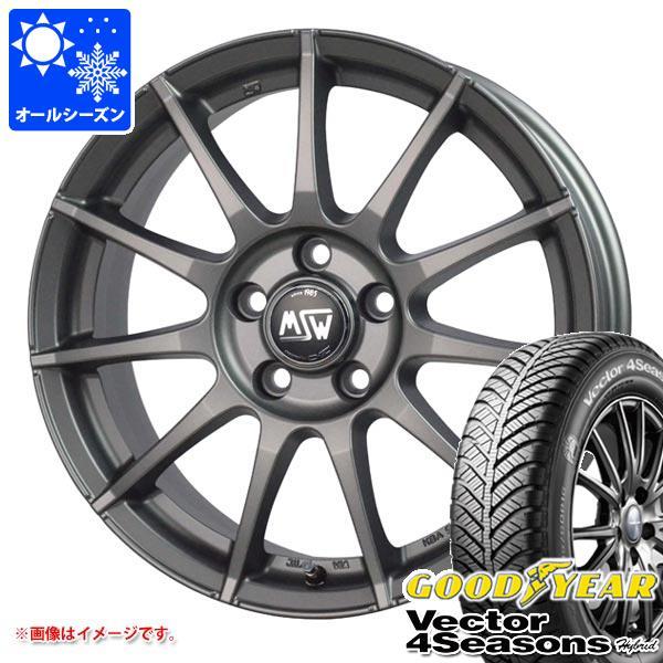 ボルボ V50/S40 MB系用 オールシーズンタイヤ グッドイヤー ベクター 4シーズンズ ハイブリッド 205/50R17 93H XL OZ MSW 85