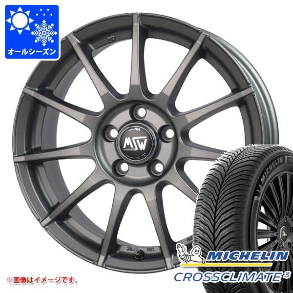 フィアット アバルト595 312系用 オールシーズンタイヤ ミシュラン クロスクライメート3 205/40R17 84W XL OZ MSW 85-2