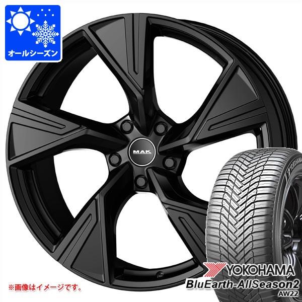 アウディ A6 e-tron GH系用 オールシーズンタイヤ ヨコハマ ブルーアースオールシーズン2 AW22 225/55R19 103W XL MAK スタ