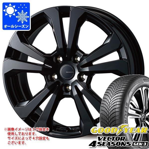 ボルボ V40クロスカントリー MB/MD系用 オールシーズンタイヤ グッドイヤー ベクター 4シーズンズ ジェン3 225/45R18 95W XL アドバン