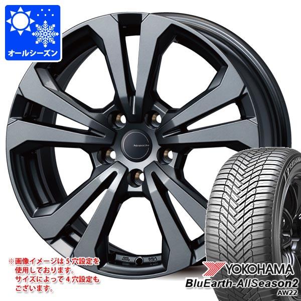 アウディ Q3 FJ系用 オールシーズンタイヤ ヨコハマ ブルーアースオールシーズン2 AW22 235/55R18 104V XL アドバンスライン SV-1