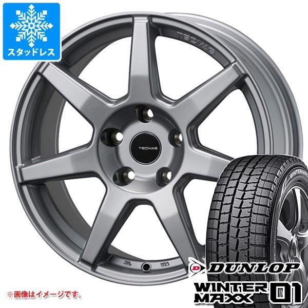 フォーツー ウインターマックス01 スタッドレス ダンロップ Wm01 スマート 自動車 後 冬タイヤ ホイールセット 165 65r15 84q 81q Sl 185 60r15 15年 用 ウインターマックス01 前 テクマグ タイプ7r Tec7s 136 Sm タイヤマックス 人気定番