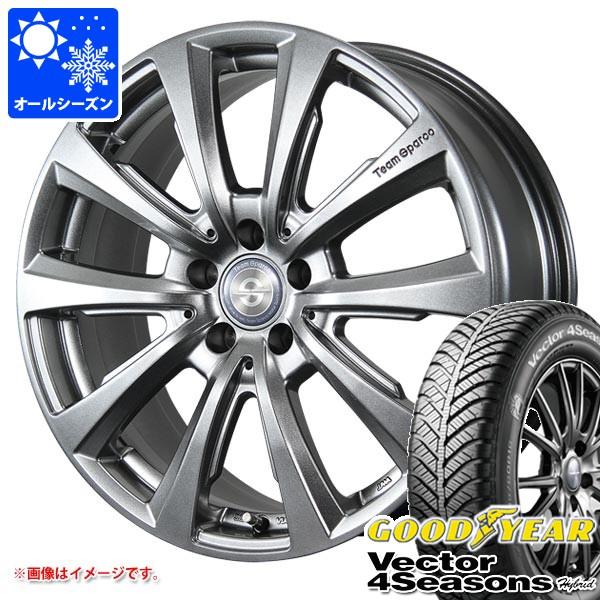 アウディ SQ2 GAD系用 オールシーズンタイヤ グッドイヤー ベクター 4シーズンズ ハイブリッド 215/55R17 94H チームスパルコ ヴァローザ 