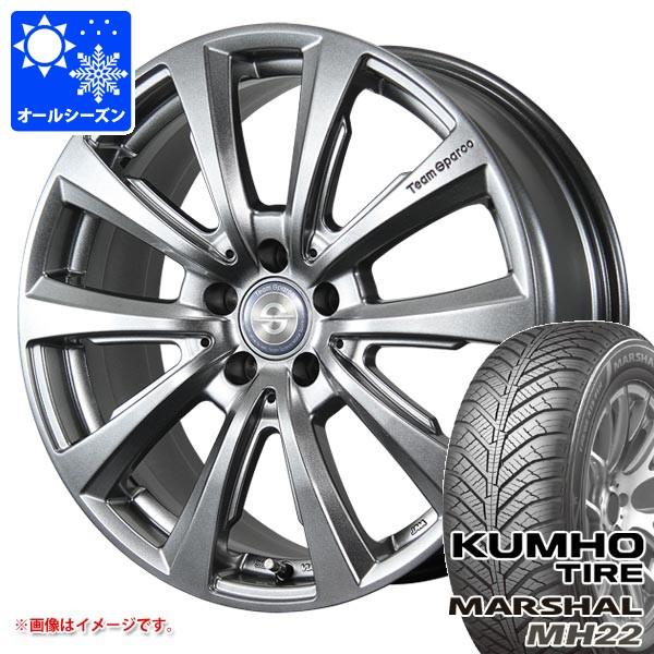 フィアット アバルト500e FA1系用 オールシーズンタイヤ クムホ マーシャル MH22 205/45R17 88V XL チームスパルコ ヴァローザ ve