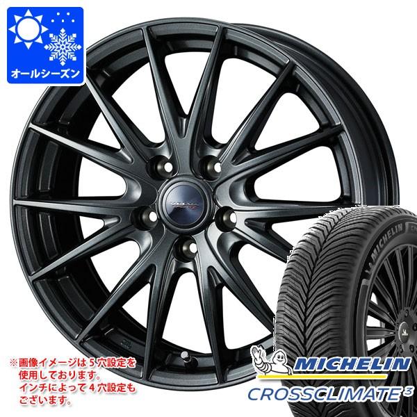 トヨタ 40系アルファード用 オールシーズンタイヤ ミシュラン クロスクライメート3 225/65R17 106V XL ヴェルヴァ スポルト2 6.5-17