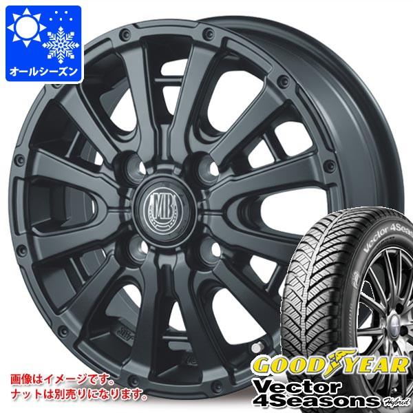 ダイハツ アトレーワゴン S300系用 オールシーズンタイヤ グッドイヤー ベクター 4シーズンズ ハイブリッド 165/65R14 79H マッドバーン XR