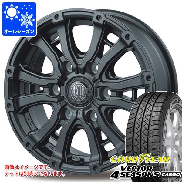 トヨタ ハイエース 200系用 オールシーズンタイヤ グッドイヤー ベクター 4シーズンズ カーゴ 195/80R15 107/105N インターミラノ マッド