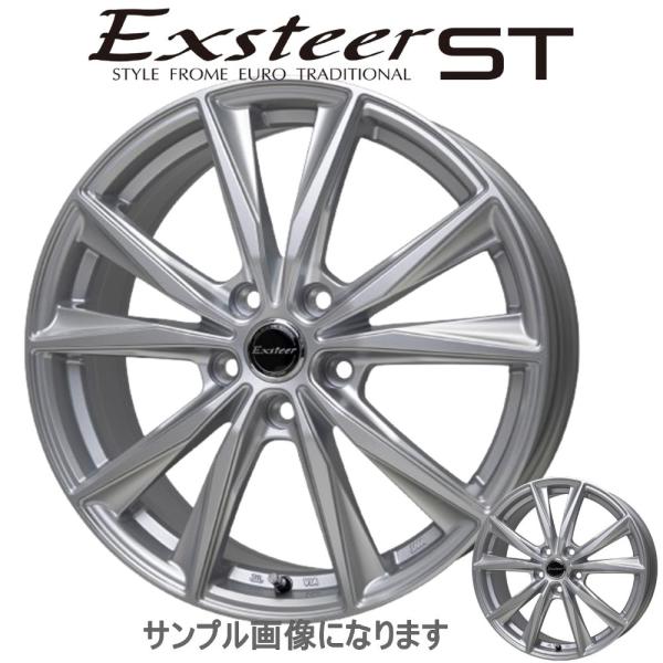 中古 HOTSTUFF ホットスタッフ Exsteer アルミ ホイール HOT STUFF（ホットスタッフ） エクスター ST 18インチ 7.0J +48 PCD114