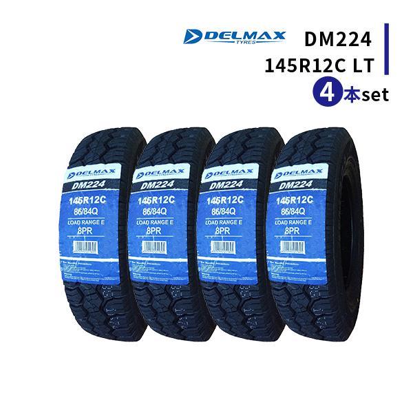 145R12C 4本セット 2026年製造 新品サマータイヤ DELMAX DM224 送料