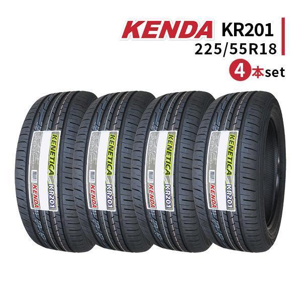 Kenetica 4本セット ミニバン 225/55R18 2024年製造 新品サマータイヤ 