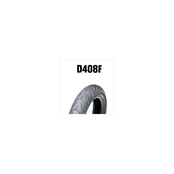DUNLOP �n�[���[�p D408F 130/60B21 M/C 63H TL (BW) �t�����g �u���b�N�T�C�h�E�H�[�� �_�����b�v