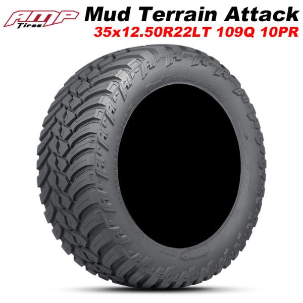 AMP Mud Terrain Attack 33x12.50R22LT 109Q 10PR エーエムピー