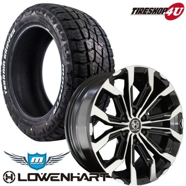 4本セット LOWENHART レーベンハート GXL106 20x8.5J 6/139.7 +20