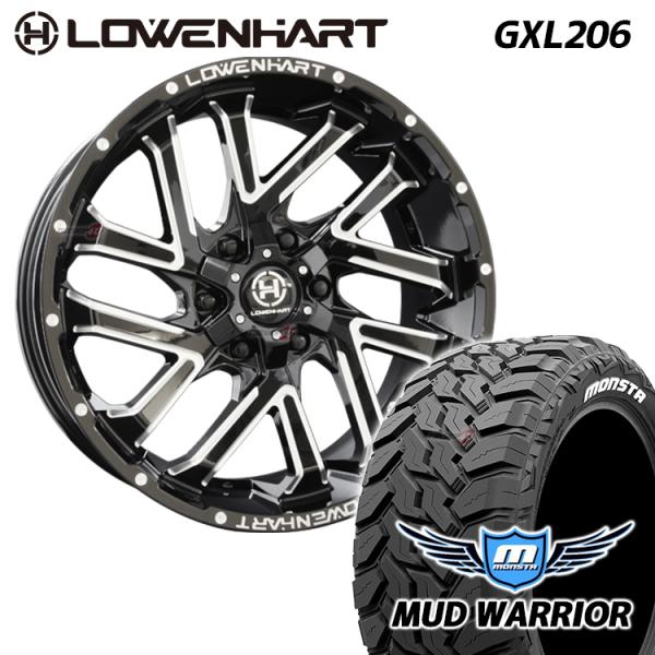 4本セット LOWENHART レーベンハート GXL206 20x8.5J 6/139.7 +10