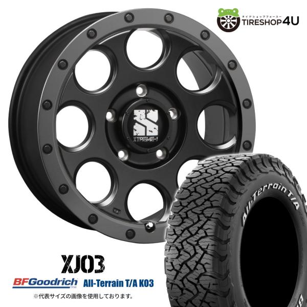 MLJ 4本セット XTREME-J XJ03 17x7.5J 5/127 +40 FBK BFGoodrich All
