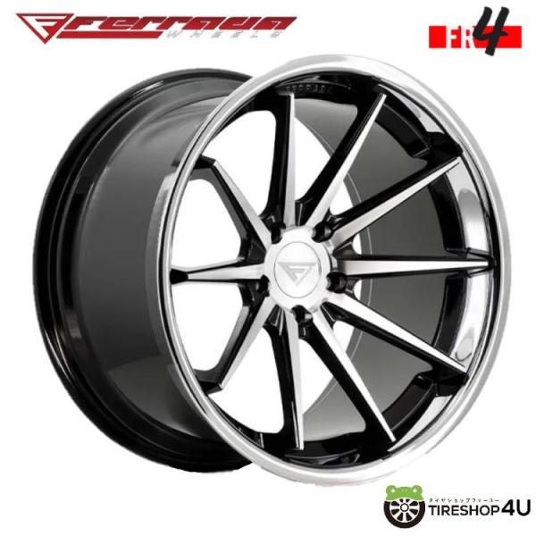 FERRADA FR4 20x10.5J 5/114.3 +25 MCBK マシンブラック/クローム
