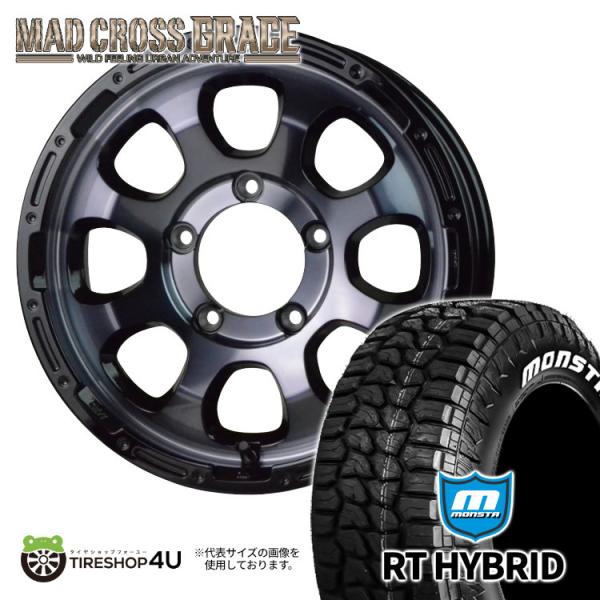 タイヤホイール4本セット MAD CROSS GRACE 16x5.5J 5/139.7 +20 タイヤホイール4本セット MAD CROSS GRACE 16x5.5J 5/139.7 +20