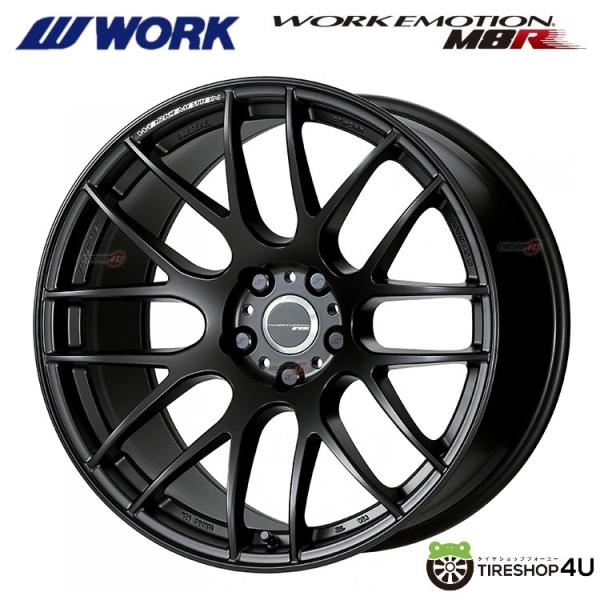 WORK WORK EMOTION M8R 17x7.0J 4/100 +53 MBL マットブラック 新品