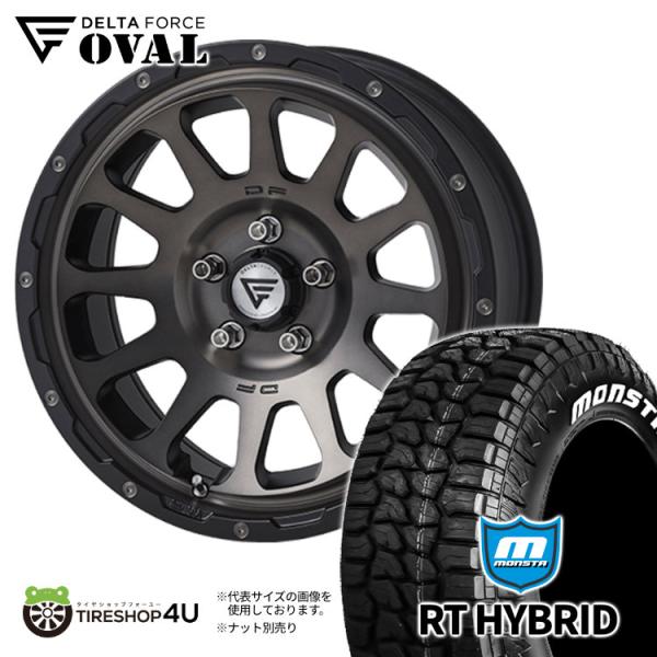 DELTA FORCE タイヤホイール4本セット OVAL 17x8.0J 5/127 +40