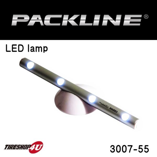PACKLINE パックライン ルーフボックス用 アクセサリーLEDランプ 懐中電灯 4LED搭載 【代引き不可】