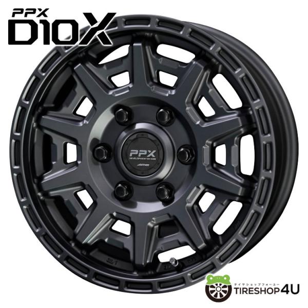 共豊 4本購入で送料無料 PPX D10X 15x6.0J 6/139.7 +44 MDGM マット