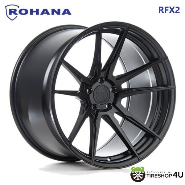 ROHANA RFX2 19インチ 19x8.5J 5/120 +33 MB マットブラック 新品 