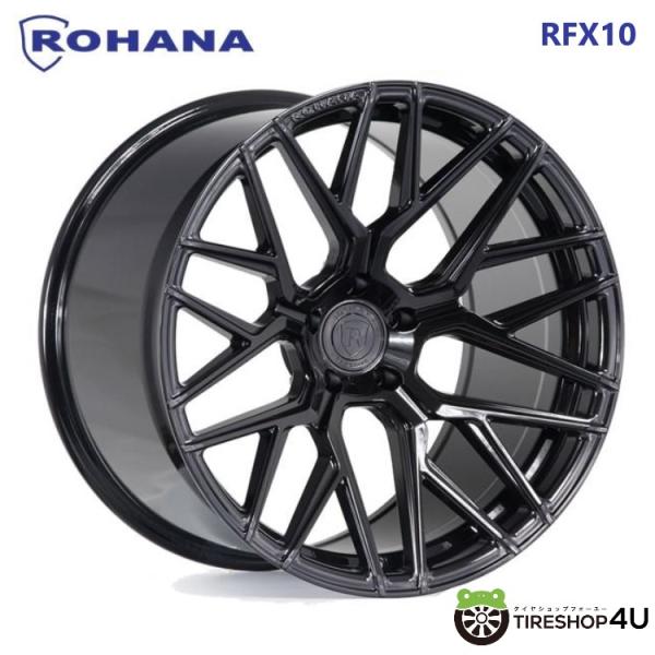 ROHANA WHEELS ROHANA RFX10 21x9.0J 5/120 +30 グロスブラック 新品 