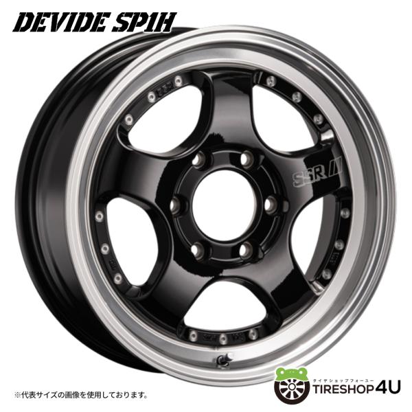 SSR 4本購入で送料無料 SSR DEVIDE SP1H 17x6.5J 6/139.7 +38 グロス