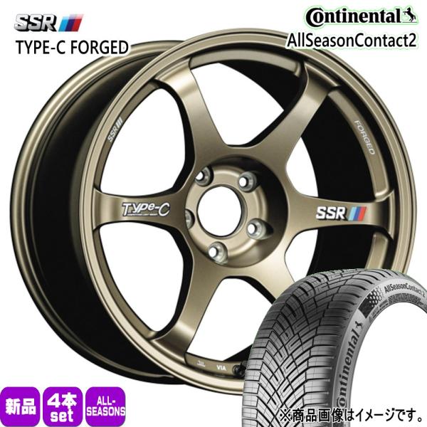 法人配送 225/60R18 104W XL コンチネンタル AllSeason2 夏冬兼用 オールシーズンタイヤ SSR Type-C FG CX-5 CX-