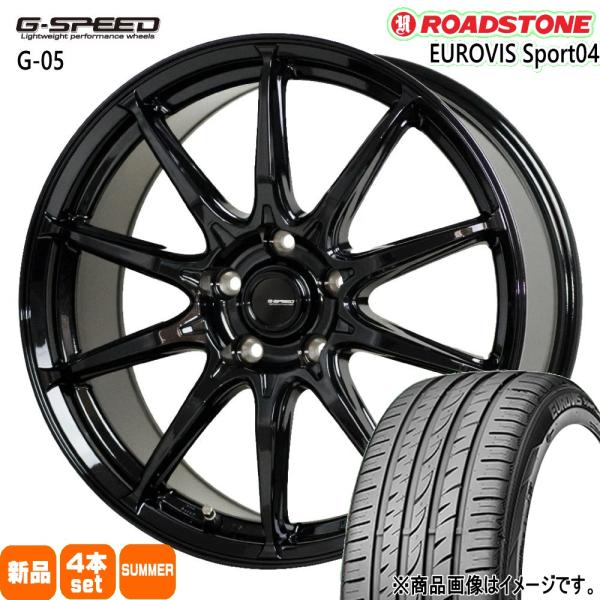法人配送 215/50R17 91W ロードストーン EUROVIS 04 夏用 サマータイヤ G・speed G-05 エクシーガ クロスオーバー7