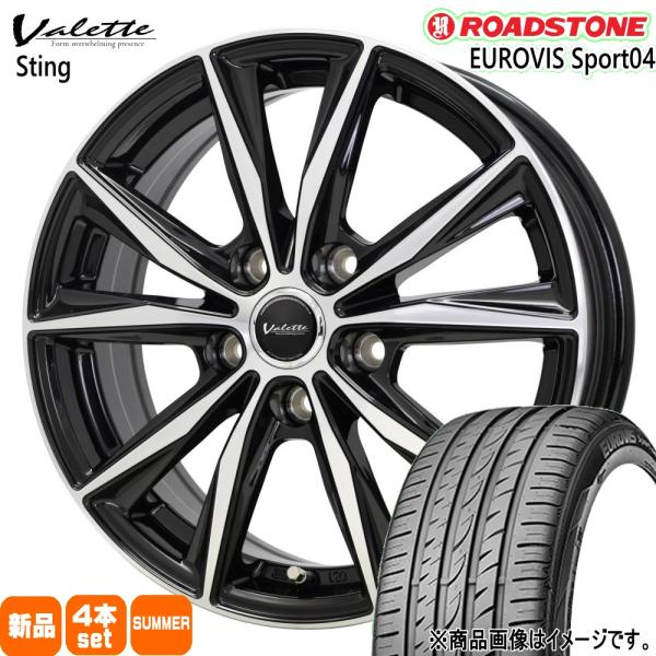 法人配送 215/50R17 91W ロードストーン EUROVIS 04 夏用 サマータイヤ Valette Sting エクシーガ クロスオーバー7